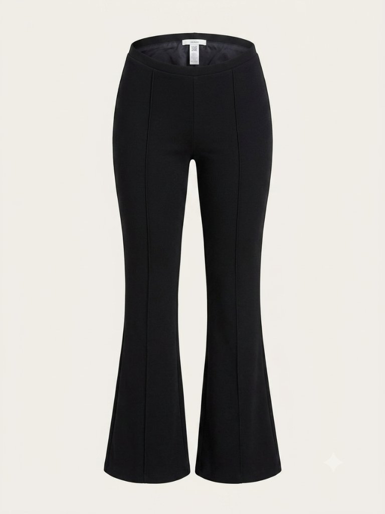 *Nwt* Zara Seam-Detail Flared Trousers